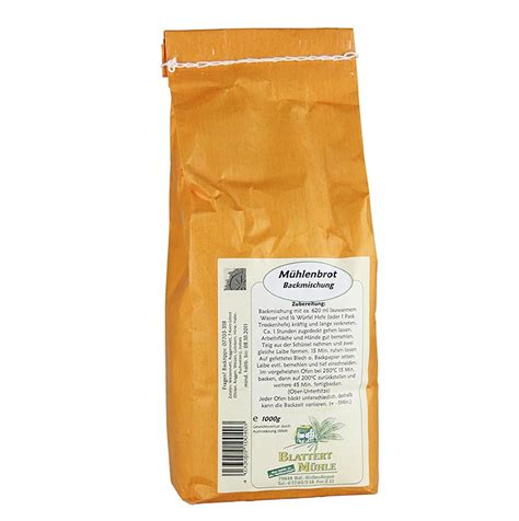 Mjesavina za pecenje kruha mlin kruh, Blattert mlin, 1 kg, torba