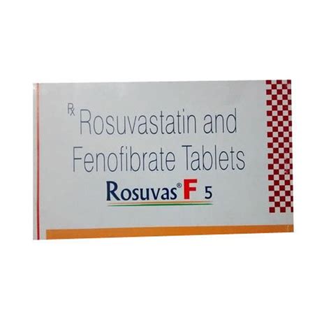 Rosuvas F 5 Tablet | Uses, Side Effects, Price | Apollo Pharmacy