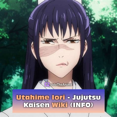 Utahime Iori - Jujutsu Kaisen Wiki (INFO) | Quote The Anime