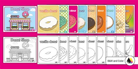 Donut Shop Dramatic Play Posters