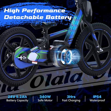 OLALA Electric Dirt Bike for Kids Aged 5-10, 340W India | Ubuy