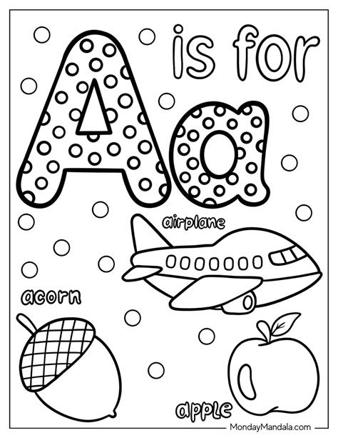 Coloring Sheets For Letter A