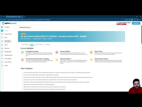 OliveBoard | GA and Current Affairs Batch For All Bank + Insurance ...