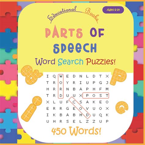 Parts Of Speech Word Search Puzzle 450 Commonly Used Words | Desertcart ...