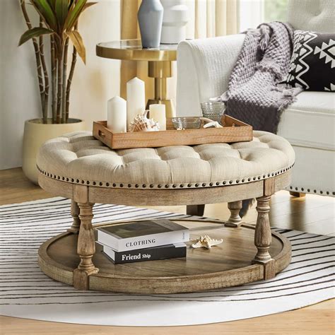 Ottoman Coffee Tables Round