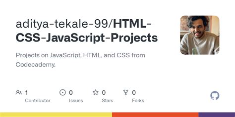 Image result for HTML CSS JavaScript Project GitHub