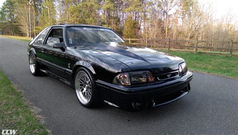 Black Ford Mustang Foxbody - CCW Twisted Classic Forged Wheels - CCW Wheels