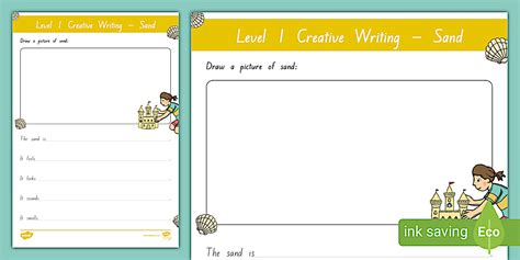 Description of Sand Creative Writing Exercise | Twinkl