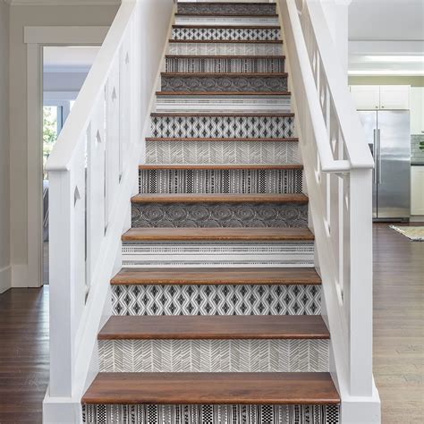 Amazon.com: Neukids Boho 15Pcs Stair Decals for Wooden Steps - Peel ...