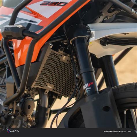 Zana Radiator Guard Honeycomb Black For 2025 KTM Adventure 250 / 390 S