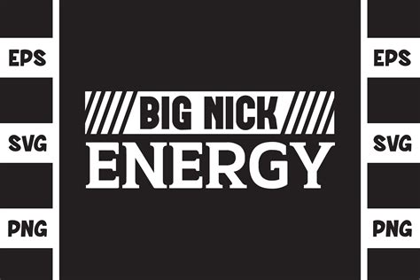 Big Nick Energy Graphic by Illustrately · Creative Fabrica