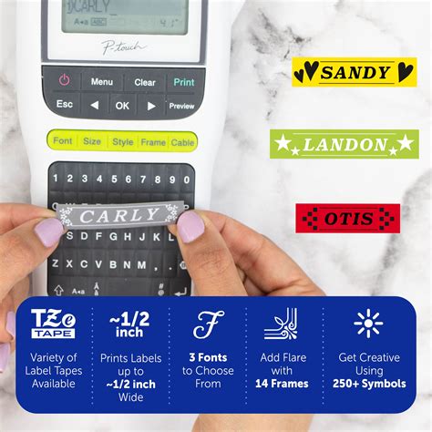 Brother P-touch, PTH110, Easy Portable Label Maker, India | Ubuy