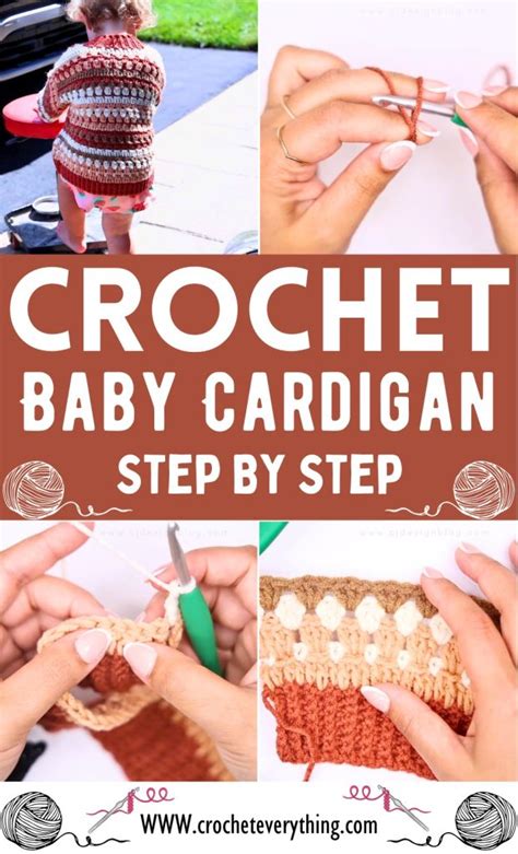 Image result for Cardigans Baby Crochet Tutorial