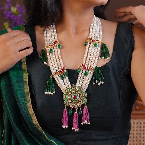 Designer Wedding Kundan Necklace | Totapari Jewellery