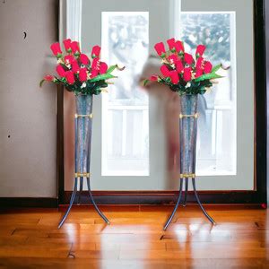 ZEPH Enterprises Wonderful Jali Flower Vases Iron Vase Price in India ...
