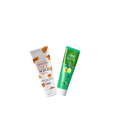 Cucumber & Aloe Vera Face Wash 150ml & Papaya Face Scrub 170ml