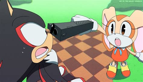 shadow the hedgehog and cream the rabbit (sonic and 2 more) drawn by ...
