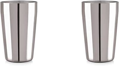 Buy neelam Stainless Steel 7 (22G) Royal Glass, 300 ml, Silver ...