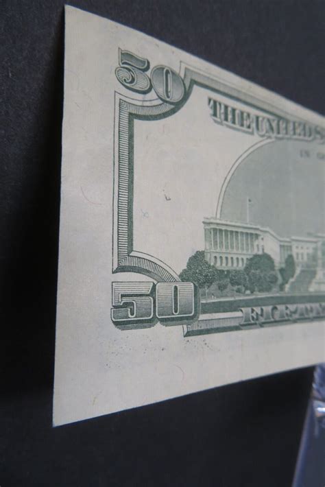 1996 FIFTY DOLLAR FEDERAL RESERVE NOTE **MISALIGNED** Circulated AL ...