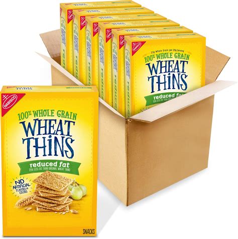 Amazon.com: Wheat Thins Original Whole Grain Wheat Crackers, 8.5 oz