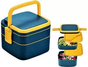 Flipkart.com | SHIRU TECHNOLOGIES LUNCH BOX 4 Containers Plastic Office ...