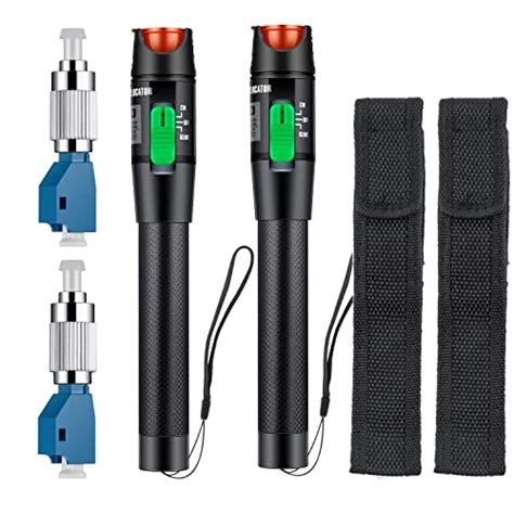 2 Pieces Visual Fault Locator 30MW 30KM Fiber Tester VFL Tester Kit ...