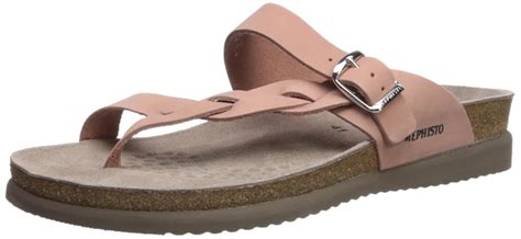 Buy Mephisto Women's Helen Twist Slide Sandal, Old Pink, 6 M US at ...