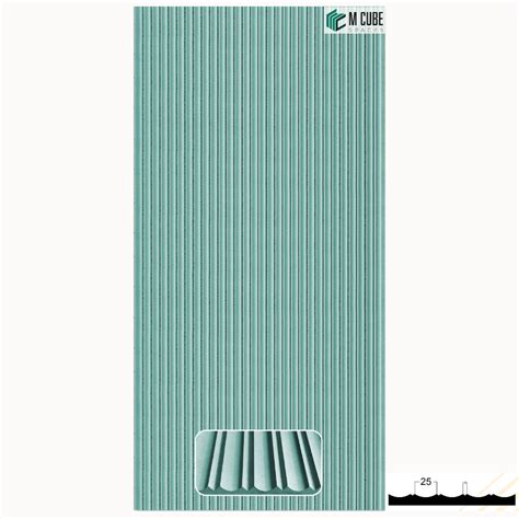 MFP-USX-105 8ft x 4ft HDHMR Fluted Paintable Panel – 12mm – M Cube Spaces