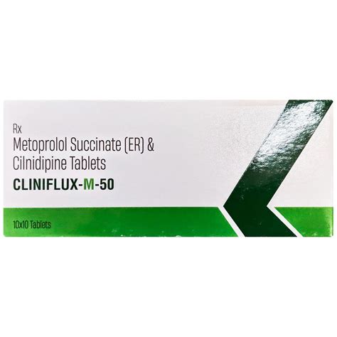 Buy Cliniflux-M-50 Tablet 10's online | Uses, Side Effects, Price and ...