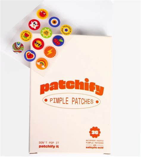 Patchify: 36 Hydrocolloid Printed Waterproof Pimple Patches with Salic ...