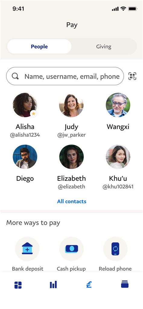 Image result for PayPal App Features