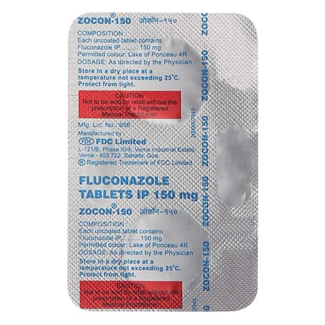Zocon 150mg Tablet | Uses, Side Effects, Price | Apollo Pharmacy