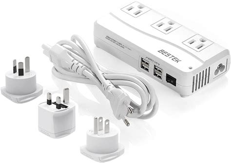 Buy BESTEK MRJ201GU Overseas Travel Transformer, International Outlet ...
