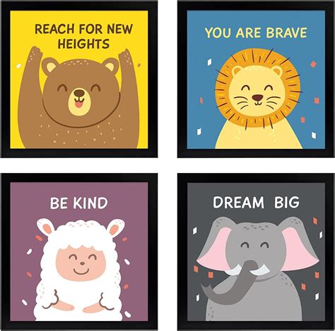 Chaka Chaundh Kids room quotes wall hanging decor : Amazon.in: Home ...