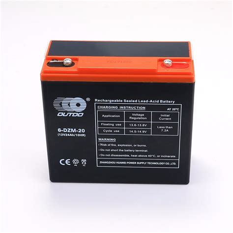 Buy 6-DZM-20 12V 24Ah Bateria Para E-bike Atv quadríceps Scooter Buggy ...