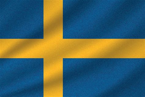 national flag of Sweden 11159471 Vector Art at Vecteezy
