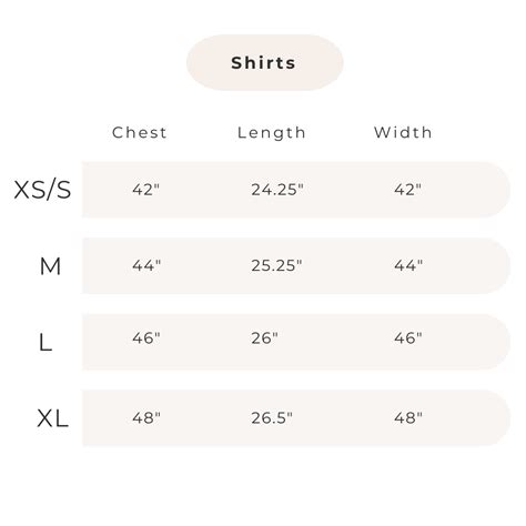 Size Chart – sippincider