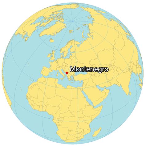 Montenegro Map - Cities and Roads - GIS Geography