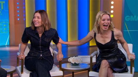 Jessica Biel and Elizabeth Banks discuss ‘The Better Sister’