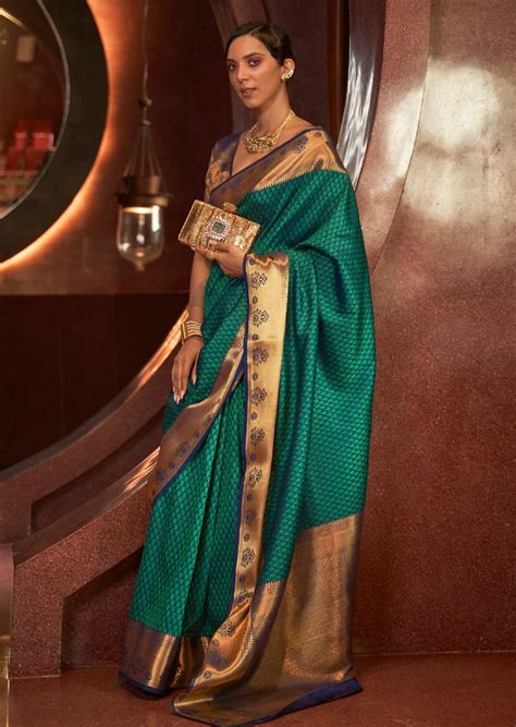 Shop Best Bridal Kanjivaram Sarees Online USA on SALE | Fast Delivery ...