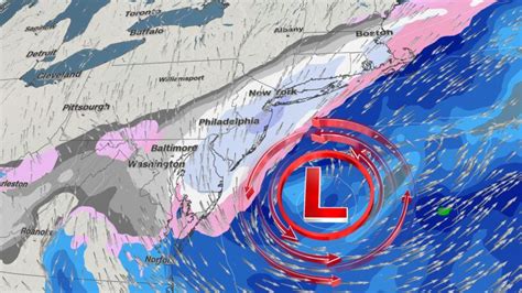 A snowstorm will hit the East Coast this weekend, but how much snow will fall is still in question |