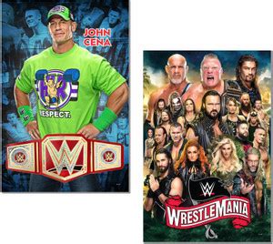 WWE Posters for Wall Decoration (12 x 18 inch), WWE Wall Poster ...