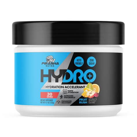 Piranha Nutra 30 Servings Electrolyte Powder - Sugar Free Hydration ...