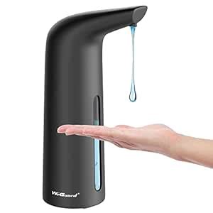 WeGuard Black Automatic Soap Dispenser 14oz Touchless Liquid Dish Soap ...