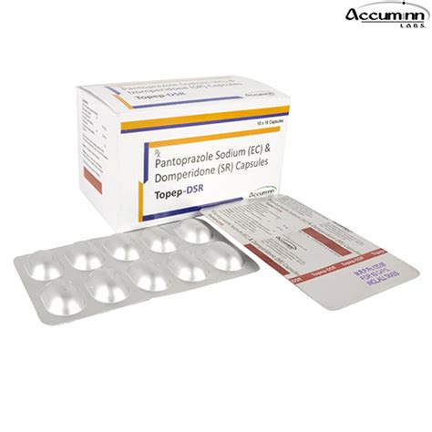 Topep DSR - Pantoprazole Sodium (EC) & Domperidone (SR) Capsules ...