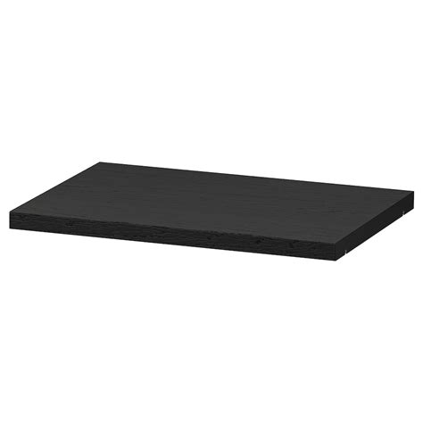 BILLY shelf, black oak effect, 36x26 cm (14x10") - IKEA