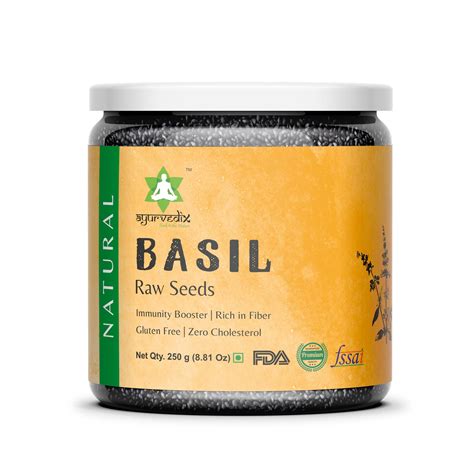 Ayurvedix Sabja Seeds - Tukmaria Seeds Rich in Fiber and Omega-3 ...
