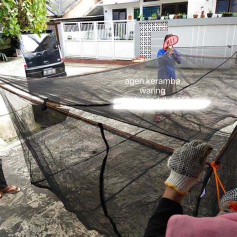 Jual keramba ikan pakai tutup 5m x 4m x 1.5m kerambah jaring apung ...