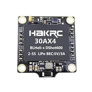 Enakshi (LABEL) 30A 4 in 1 Brushless ESC 2-5S DShot150/300/600 Capable ...