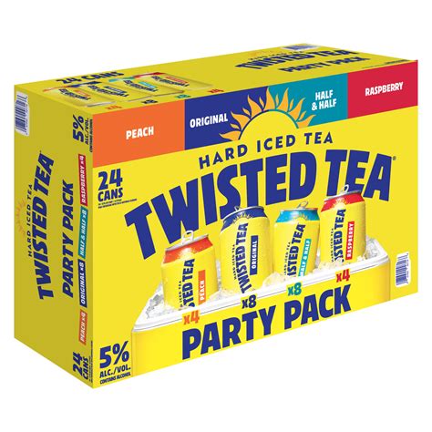 Twisted Tea Party Pack 24pk 12oz Cans 5% ABV - Delivered In As Fast As ...